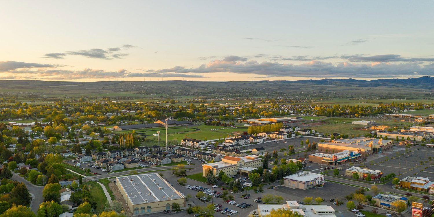 Aerial view of Ammon, Idaho
