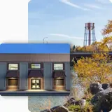 Manwaring Web Solutions office in 19th Street and the Idaho Falls water tower